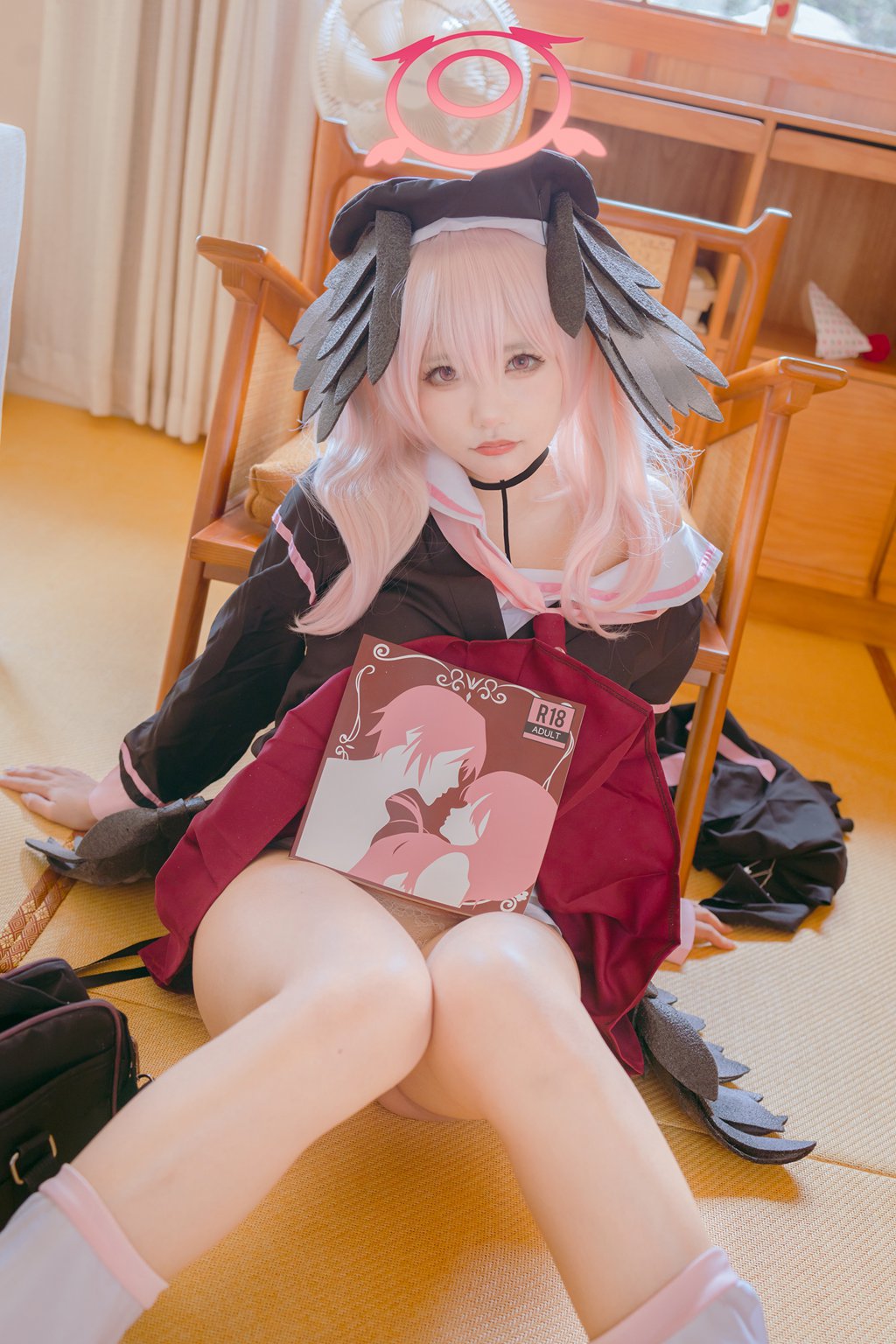 网紅Coser@是一只熊仔吗 蔚蓝档案 下江小春[100P-350M] 网红写真-第3张