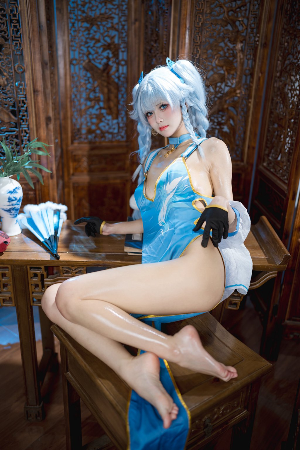 人气Coser@九柒喵 翠雀媚[34P-186M] 网红写真-第4张