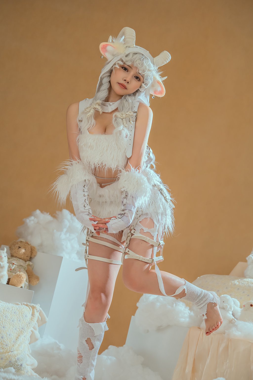 网紅Coser@七月喵子-幻想兽娘集-日食本-伊卡[22P-227M] 网红写真-第4张