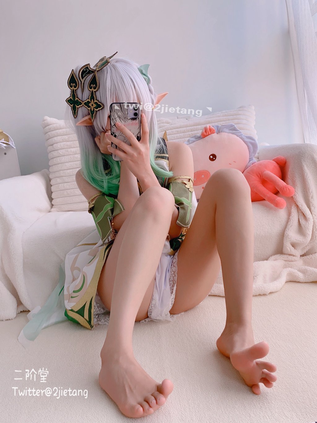 网紅Coser@二阶堂 (宅绘子) 纳西妲[79P-70.9M] 网红写真-第4张