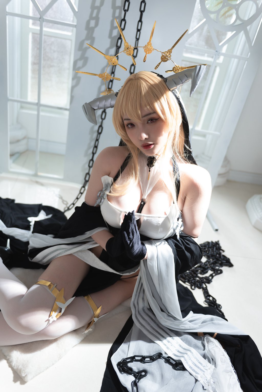 网紅Coser@雯妹不讲道理  碧蓝航线 怨仇[19P-108.1M] 网红写真-第4张