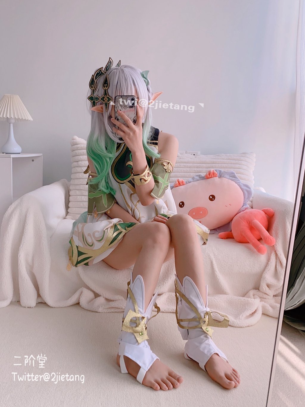 网紅Coser@二阶堂 (宅绘子) 纳西妲[79P-70.9M] 网红写真-第4张