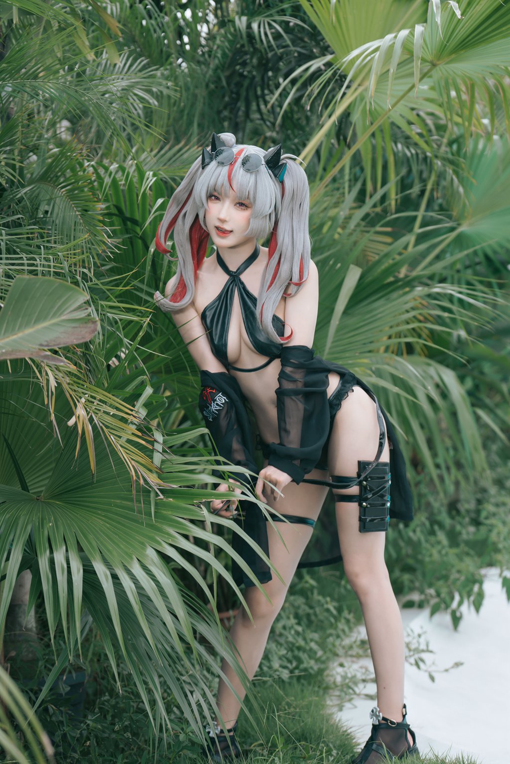 动漫博主@阿包也是兔娘 碧蓝航线阿诺德[38P-161.3M] 网红写真-第4张