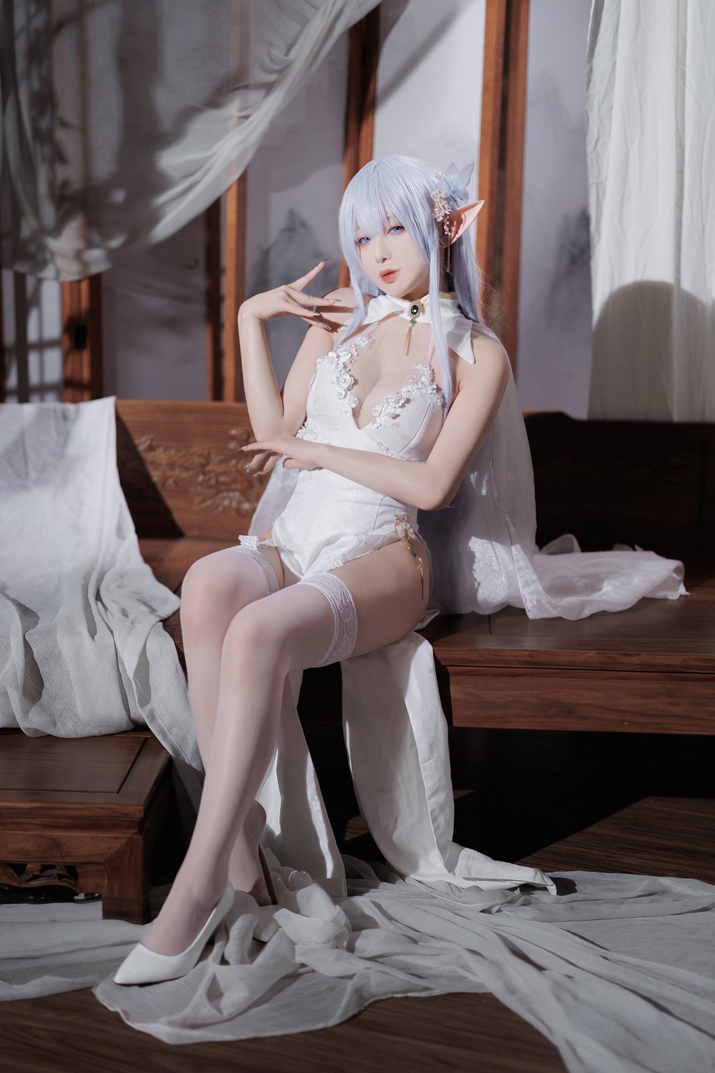动漫博主@封疆疆 阿尔比恩旗袍[40P-304MB] 网红写真-第4张