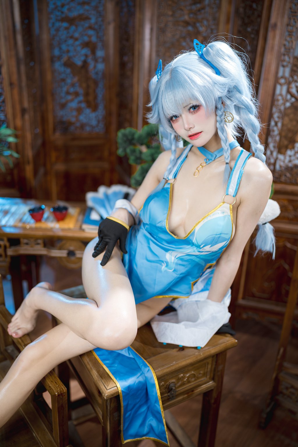 人气Coser@九柒喵 翠雀媚[34P-186M] 网红写真-第3张