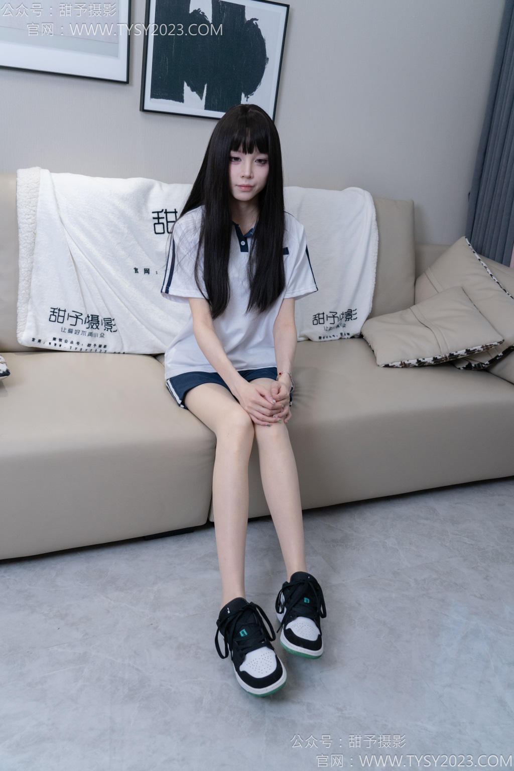 [甜予摄影] NO.176 珞珞-板鞋、薄肉丝（脚尖加固）（完整版）[134P/2V/9.98G] 年费专享-第4张