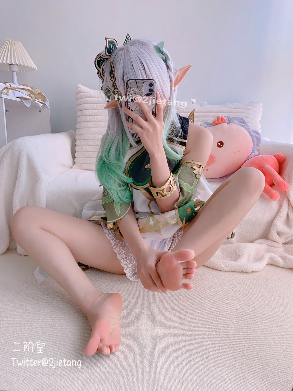 网紅Coser@二阶堂 (宅绘子) 纳西妲[79P-70.9M] 网红写真-第3张