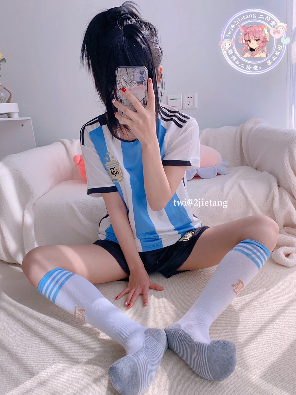 网紅Coser@二阶堂 (宅绘子) 足球队[77P-1V-125.8M] 网红写真-第3张
