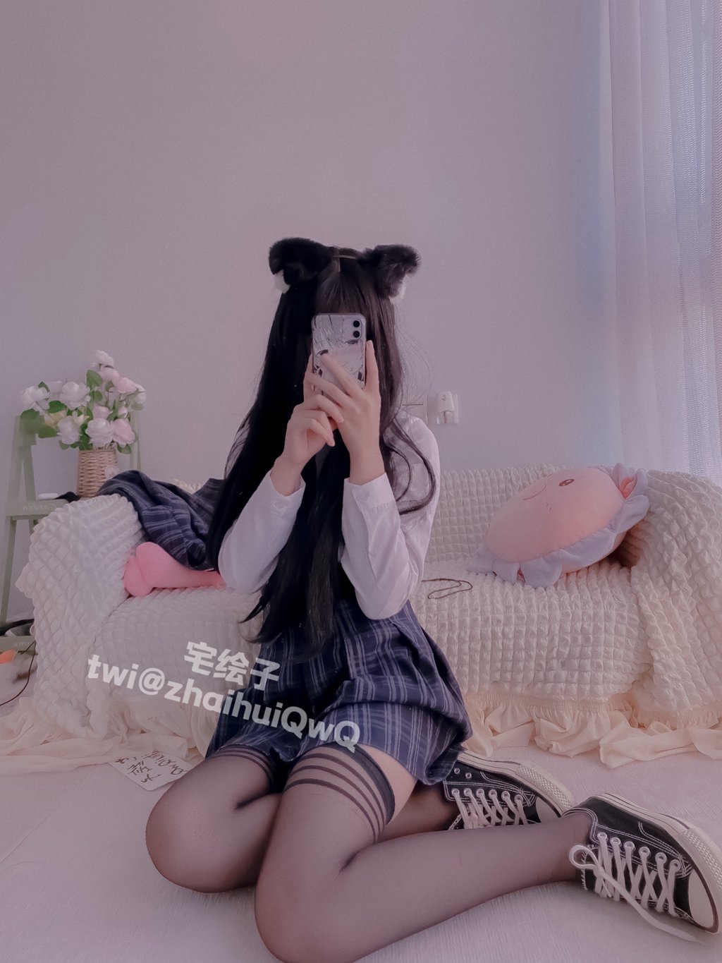 网紅Coser@二阶堂 (宅绘子) JK校服[86P-2V-116.4M] 网红写真-第3张