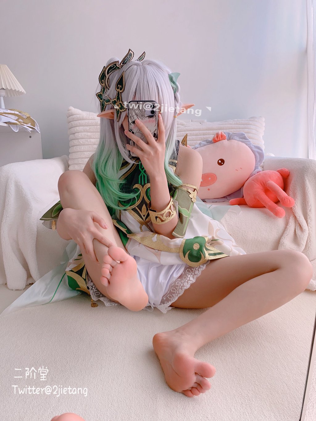 网紅Coser@二阶堂 (宅绘子) 纳西妲[79P-70.9M] 网红写真-第3张