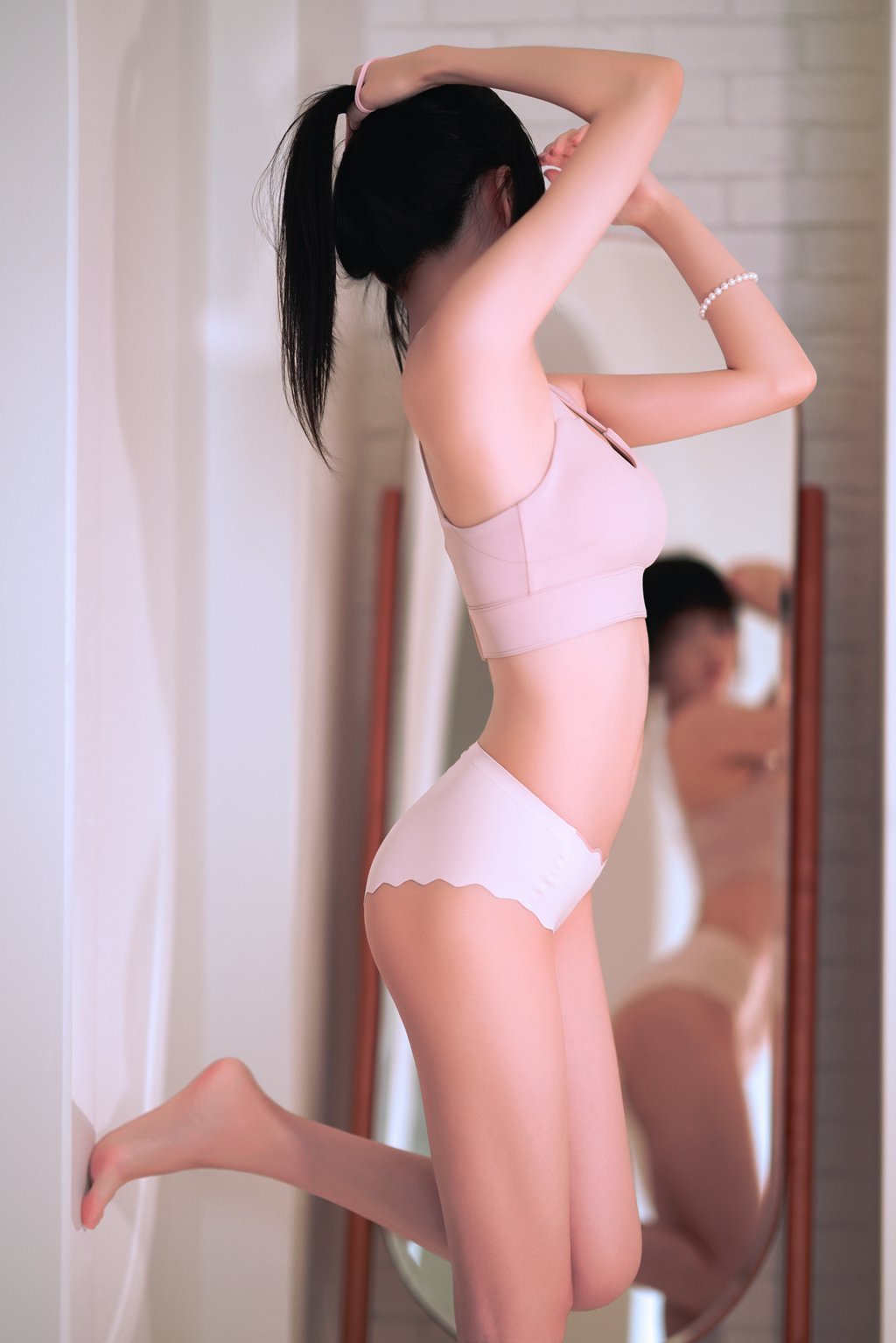人气Coser@桜桃喵 瑜伽服 [45P/117MB] 网红写真-第3张