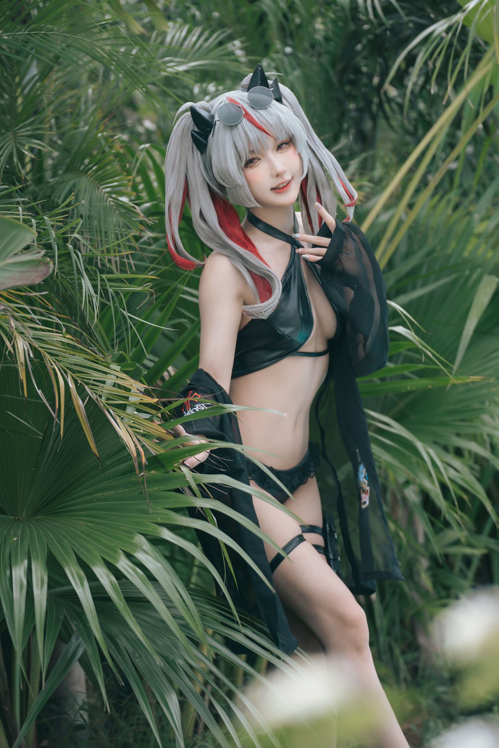 动漫博主@阿包也是兔娘 碧蓝航线阿诺德[38P-161.3M] 网红写真-第3张
