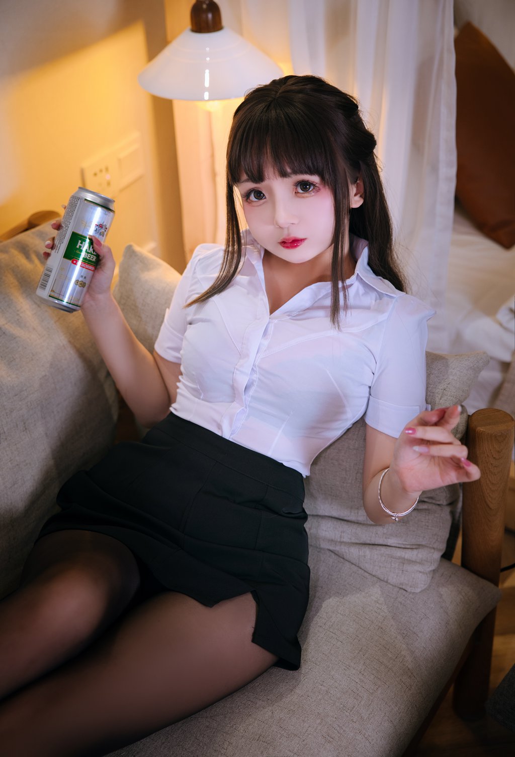 人气动漫博主@日奈娇 醉酒OL [110P/1.26G] 网红写真-第2张