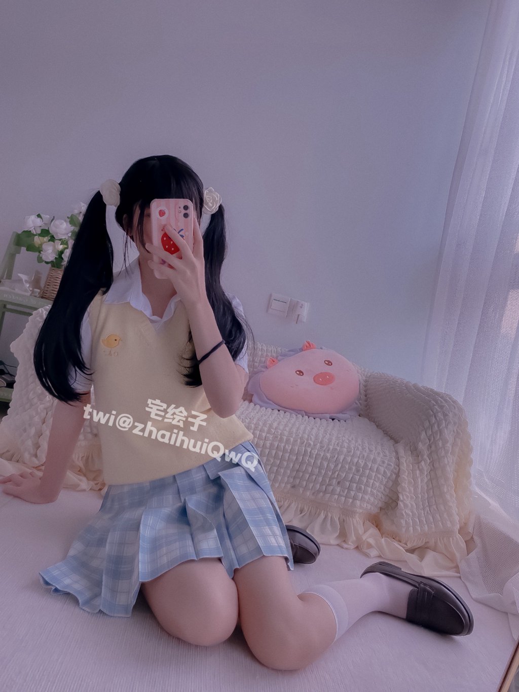 网紅Coser@二阶堂 (宅绘子) 学妹[87P-44.4M] 网红写真-第2张