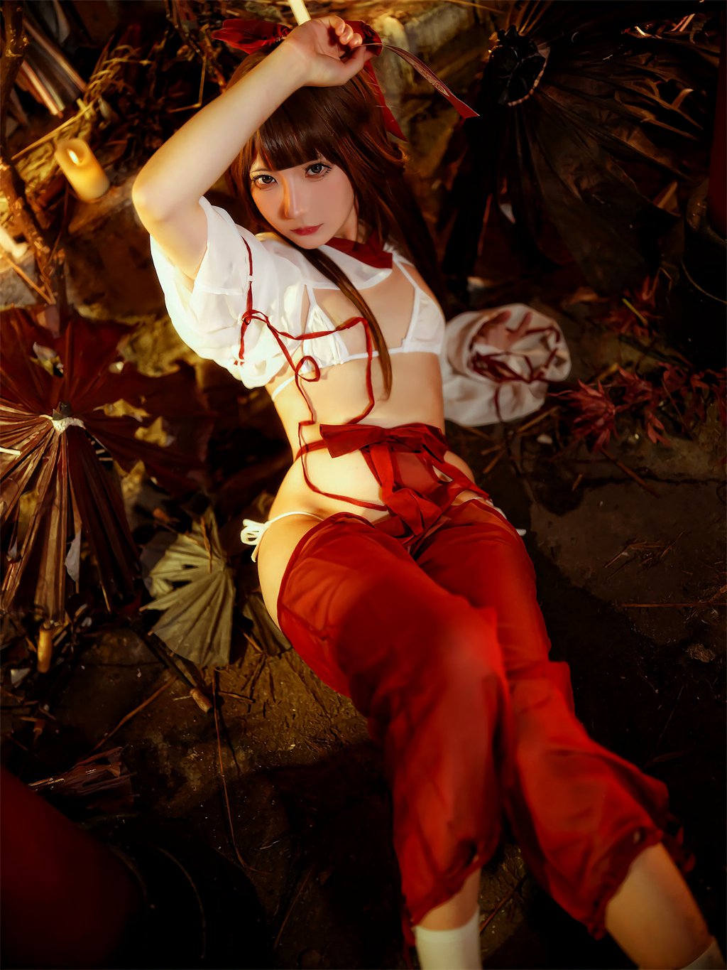动漫博主@是三不是世w 祈福巫女[43P-183.1M] 网红写真-第2张