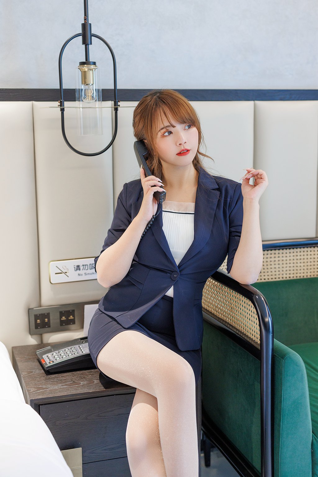 秀人模特@张思允Nice 内部私购- 蓝色制服 [53P/968MB] 年费专享-第2张