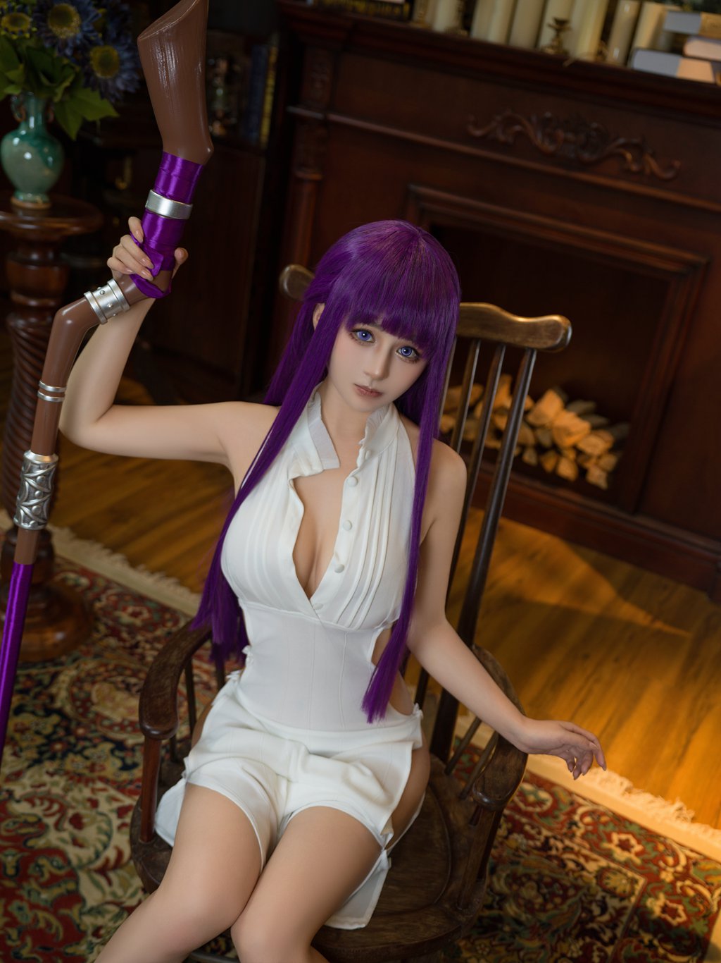 网紅Coser@桜井宁宁 –葬送的芙莉莲 白菲伦[55P-1.44G] 网红写真-第2张