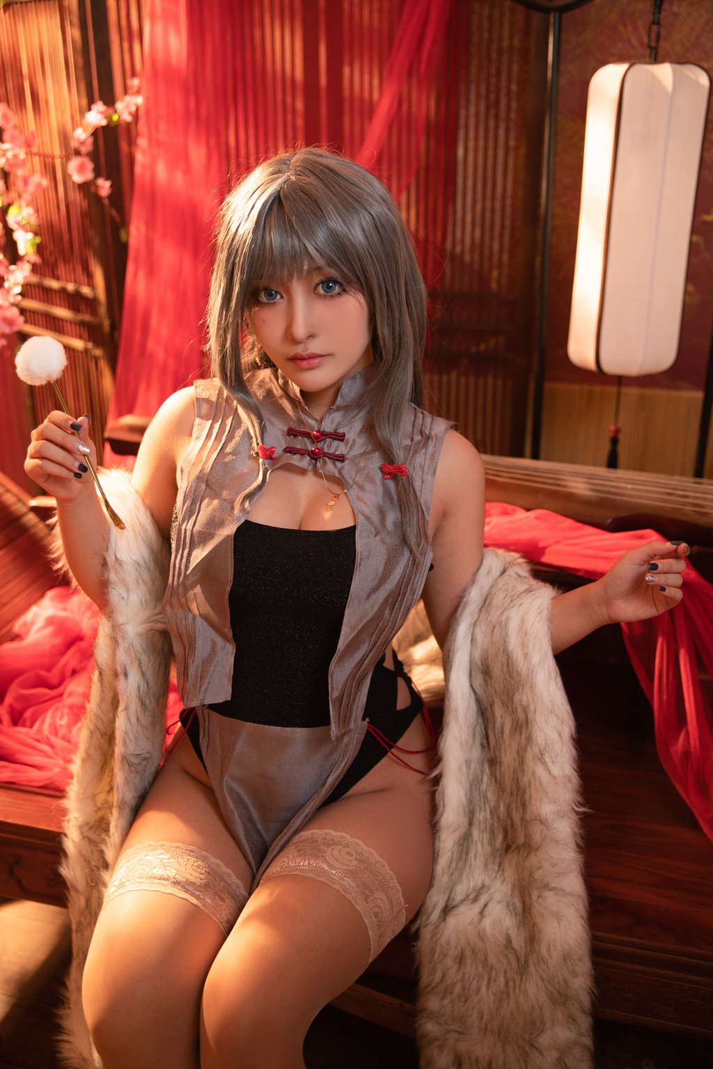 网紅Coser@洛璃 LoLiSAMA  碧蓝航线-卡律布狄斯[54P-888M] 网红写真-第2张