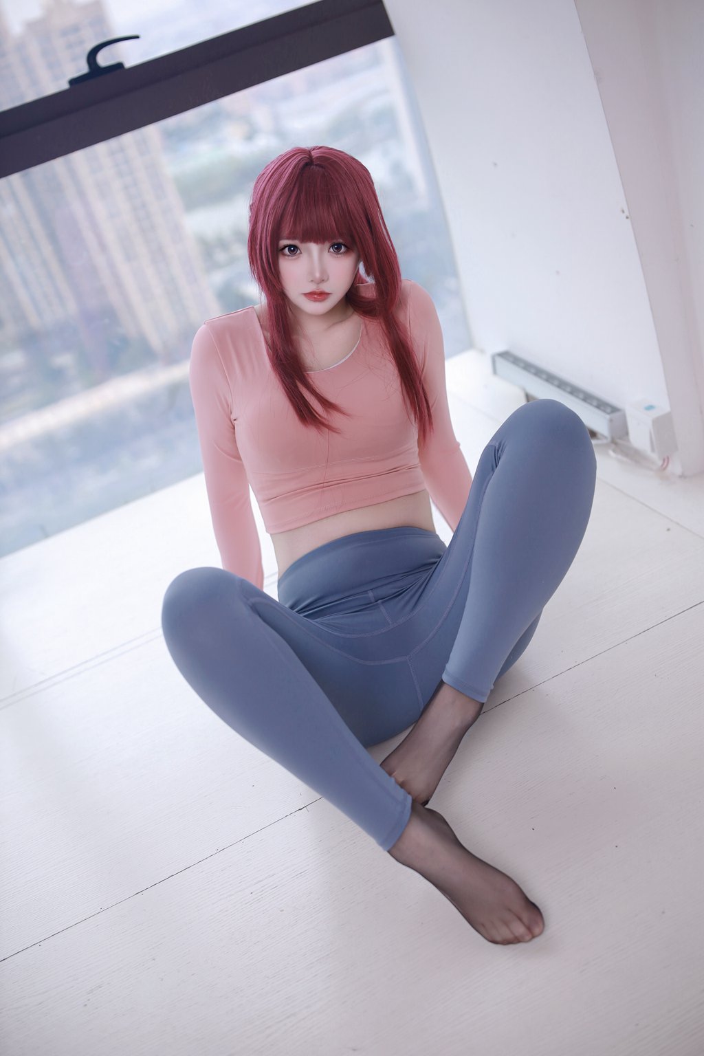 网紅Coser@疯猫ss 2024年二月限定 瑜伽服 卡芙卡 [58P-844MB] 网红写真-第2张