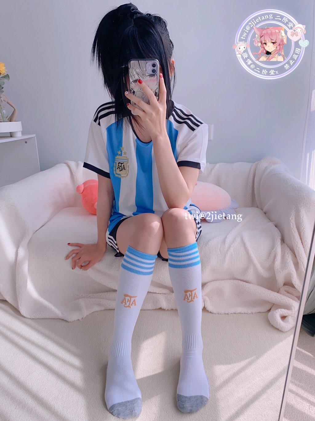 网紅Coser@二阶堂 (宅绘子) 足球队[77P-1V-125.8M] 网红写真-第2张