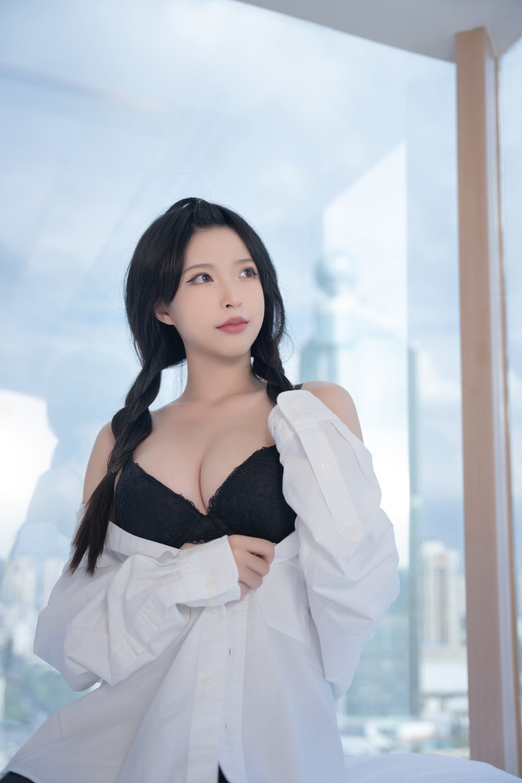 知名动漫博主@清水由乃  衬衣 [60P-1.21GB] 网红写真-第2张