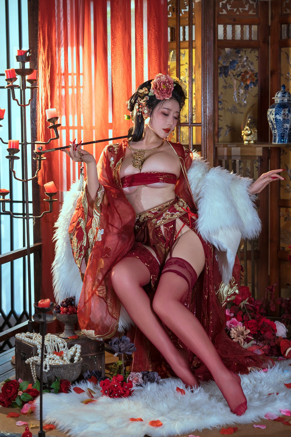 动漫Coser@云溪溪 –&奈汐酱nice – 青楼韵事[121P-1V-1.37G] 网红写真-第2张