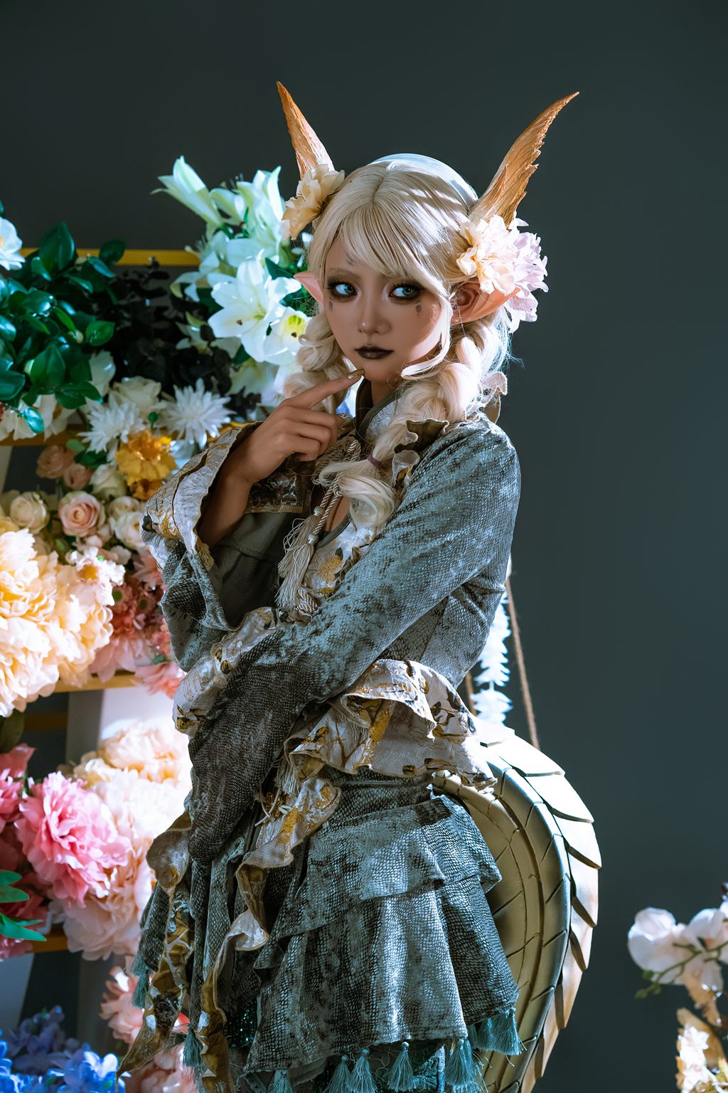 动漫Coser@云溪溪 –龙娘图鉴01 [119P-1.84G] 网红写真-第2张