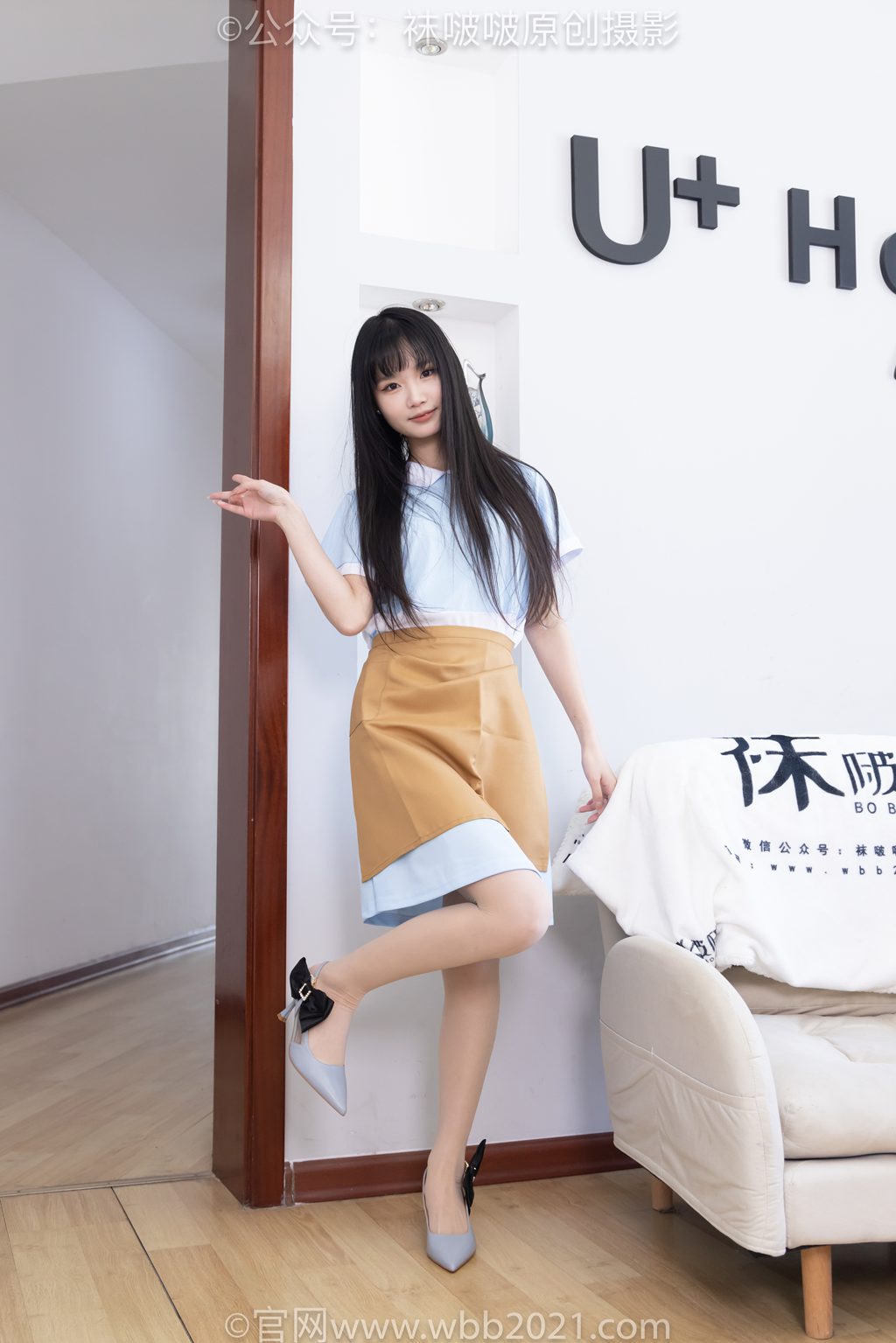 [BoBoSocks袜啵啵] NO.521 甜甜圈-制服、高跟鞋、薄肉丝（脚尖加固款）、裸足（花絮版）[145P/1V/6.21G] 年费专享-第2张
