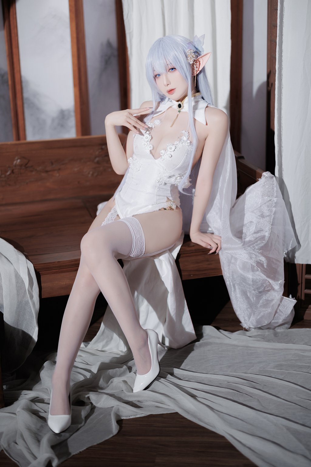 动漫博主@封疆疆 阿尔比恩旗袍[40P-304MB] 网红写真-第2张