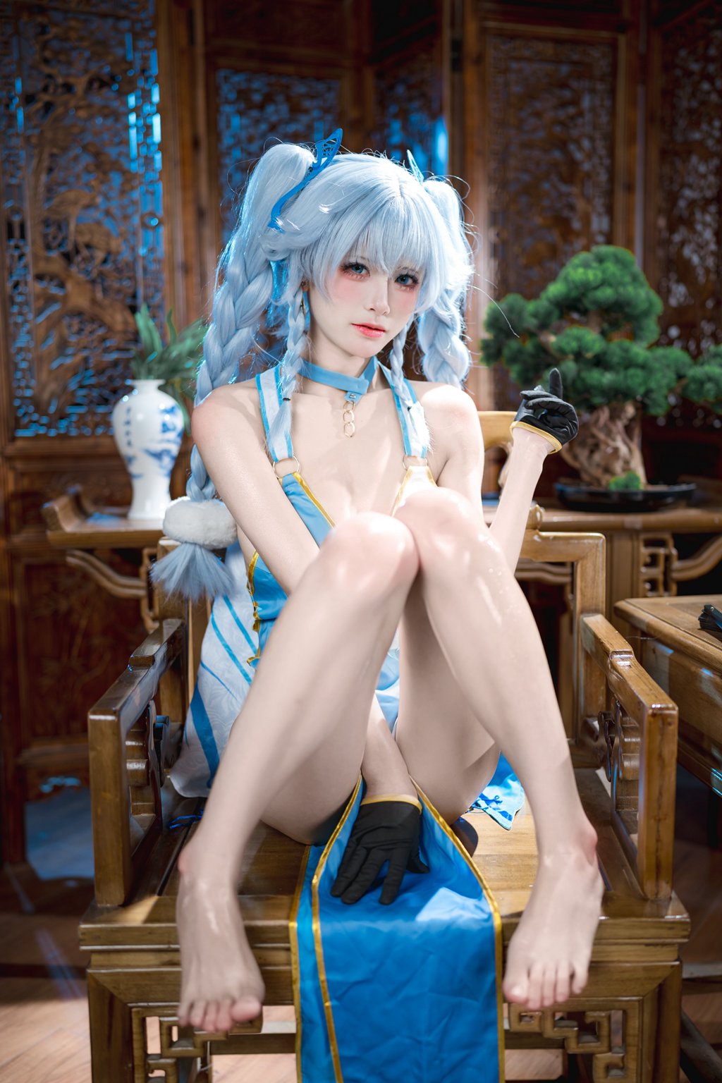 人气Coser@九柒喵 翠雀媚[34P-186M] 网红写真-第1张