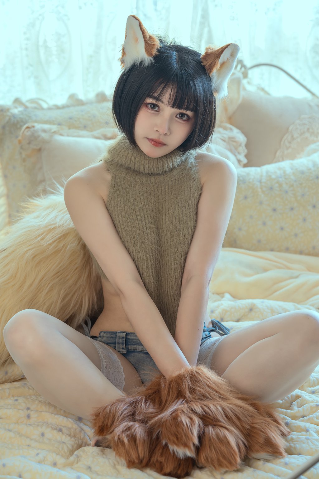网紅Coser@七月喵子-幻想兽娘集-日食本-牙牙[26P-271.3M] 网红写真-第1张