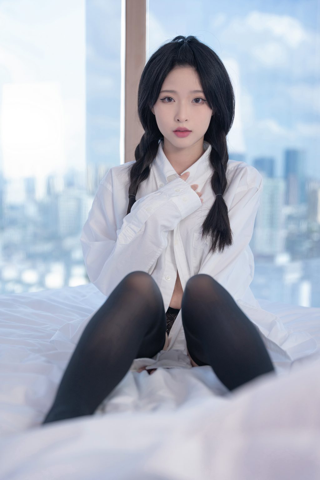 知名动漫博主@清水由乃  衬衣 [60P-1.21GB] 网红写真-第1张