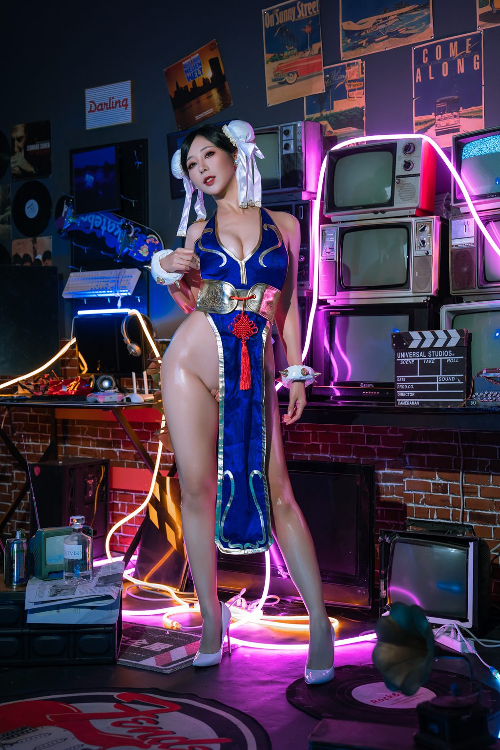动漫Coser@云溪溪 – 春丽[75P-992.2M] 网红写真-第1张