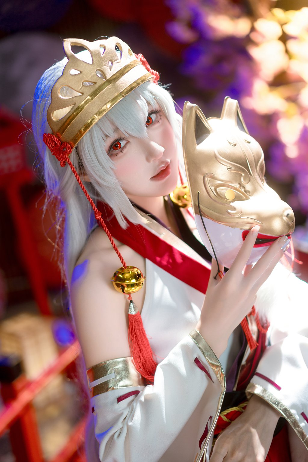 动漫博主@阿包也是兔娘 巫女浴池[58P-1V-940.6M] 网红写真-第1张