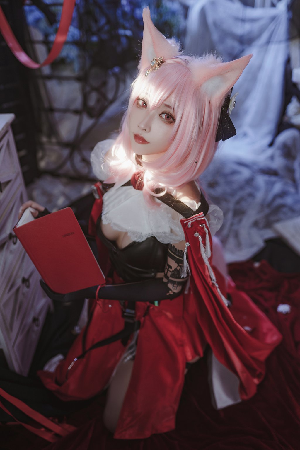 动漫博主@宮本桜 –明日方舟 鸿雪[18P-215.8M] 网红写真-第1张