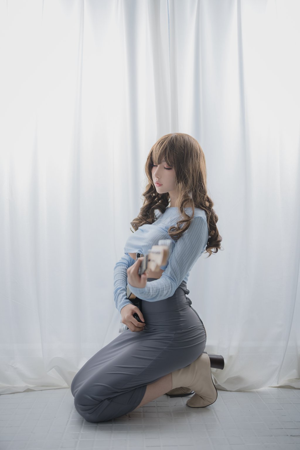 人气动漫Coser@Shika小鹿鹿 吉他妹妹 [20P-180MB] 网红写真-第1张