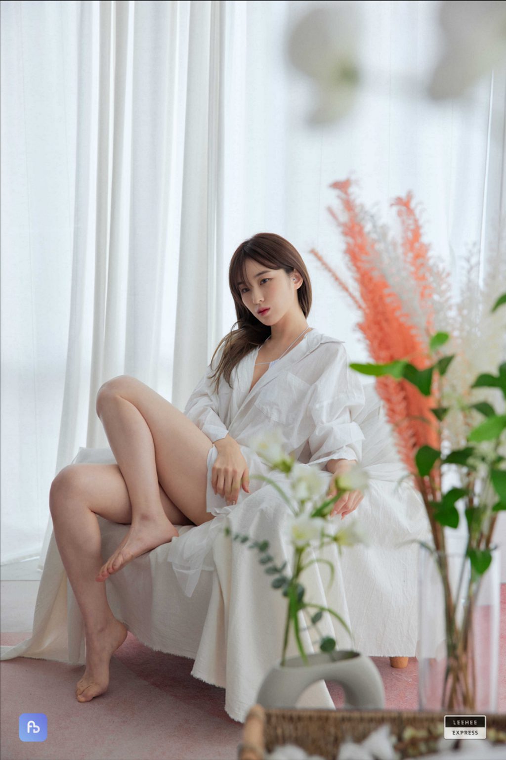 韩模写真@LeeheeExpress – NO.244 LEHF-201A Woo (연우) [60P／353MB] 其它写真-第1张