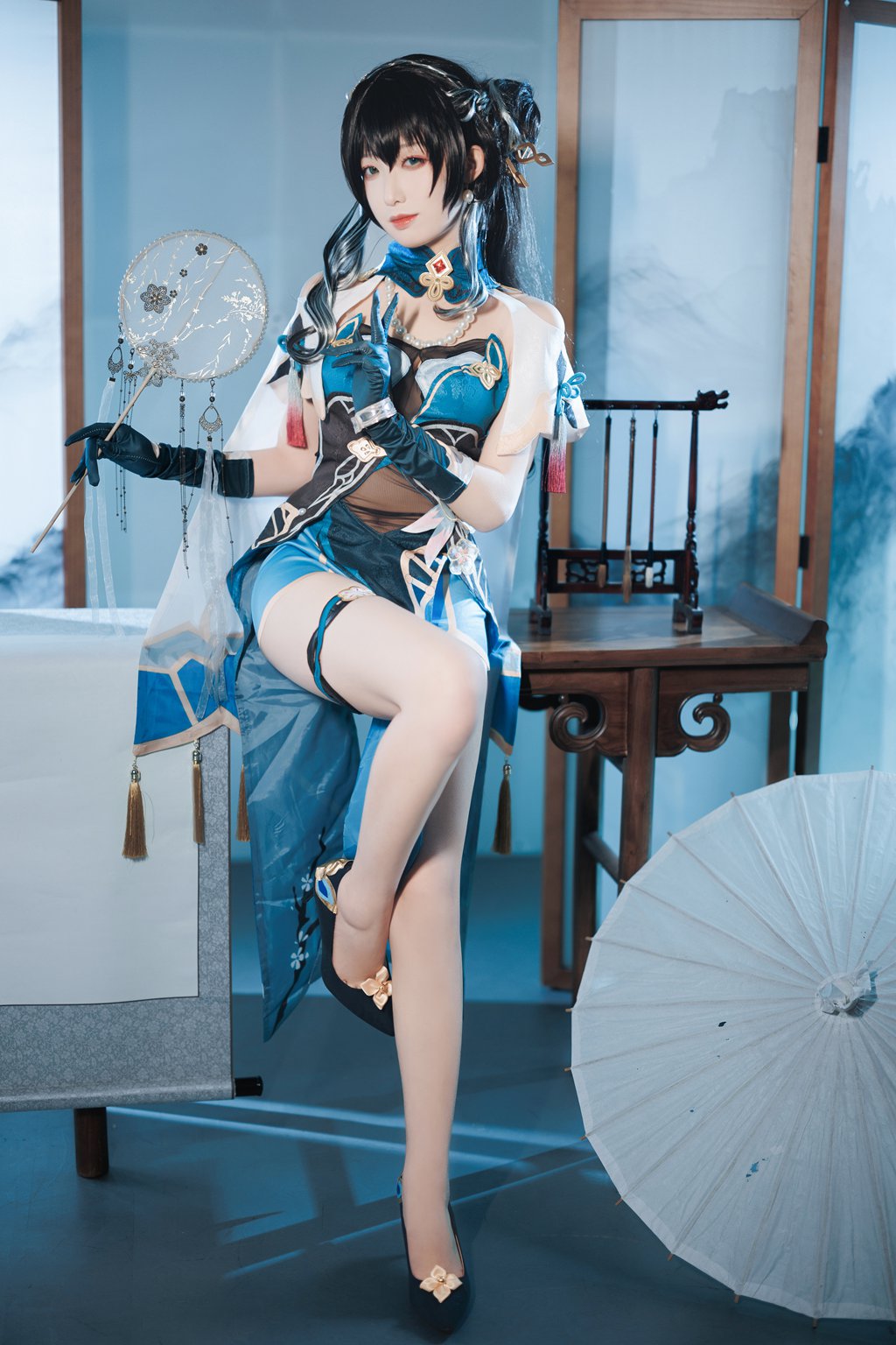 动漫博主@封疆疆 崩坏：星穹铁道 阮梅[32P-419M] 网红写真-第4张
