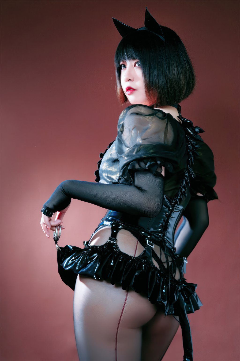 微博人气Coser@半半子 黑猫NEKO [55P2V-485M] 网红写真-第4张