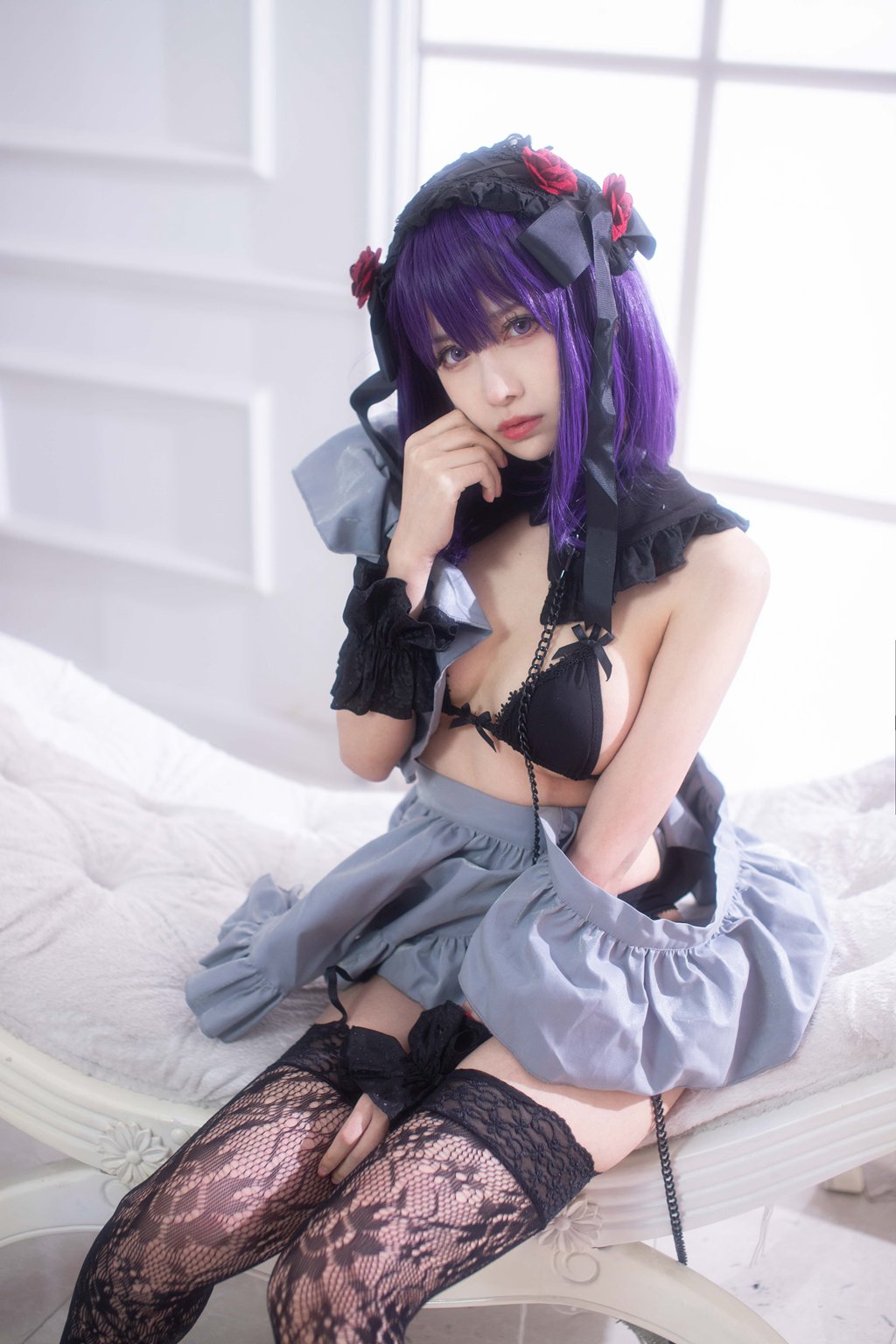 人气动漫Coser@Shika小鹿鹿 喜多川海梦 小雫内衣 [17P-74MB] 网红写真-第4张