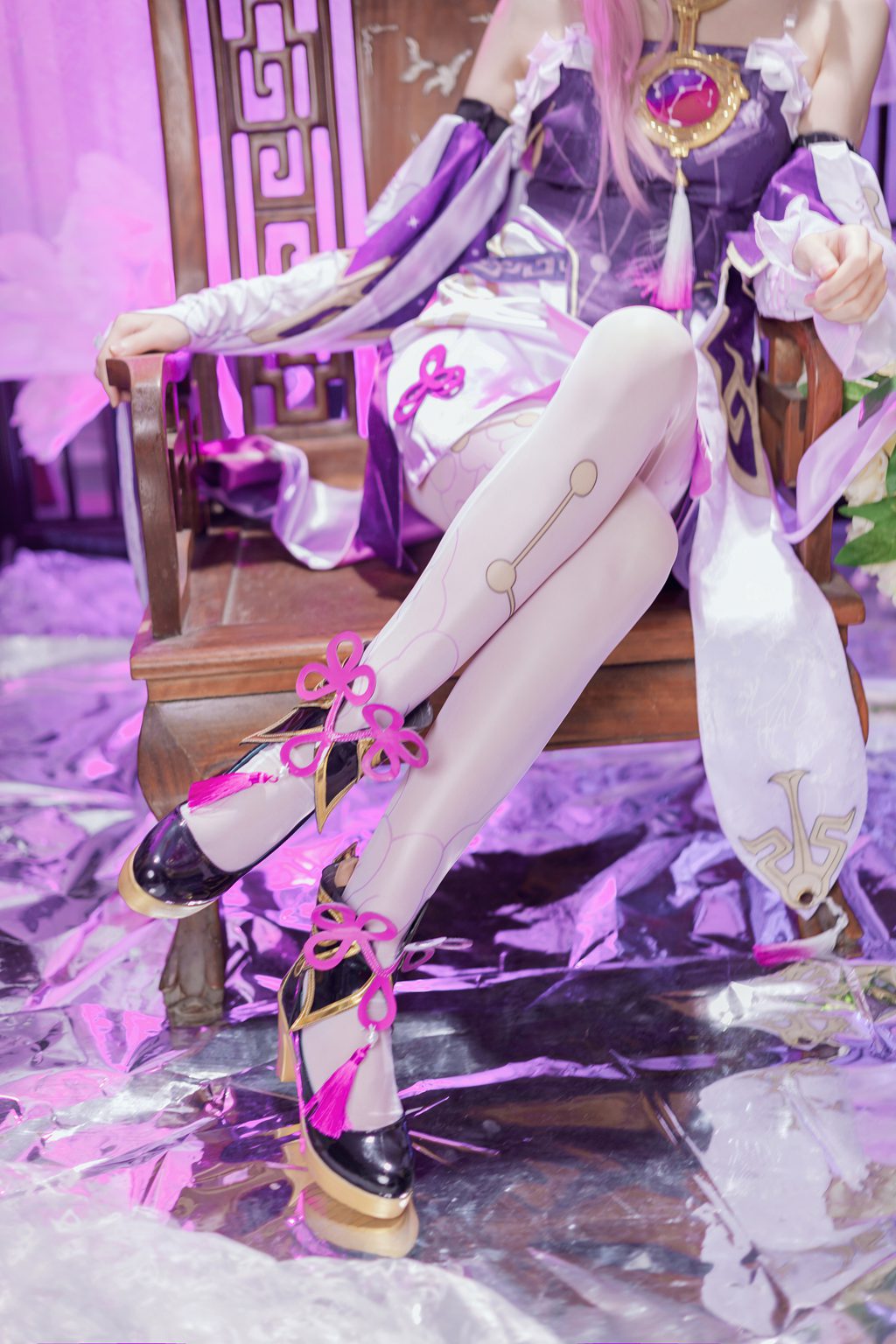 人气Coser@桜桃喵 符玄 [27P/1V/1.77G] 网红写真-第4张