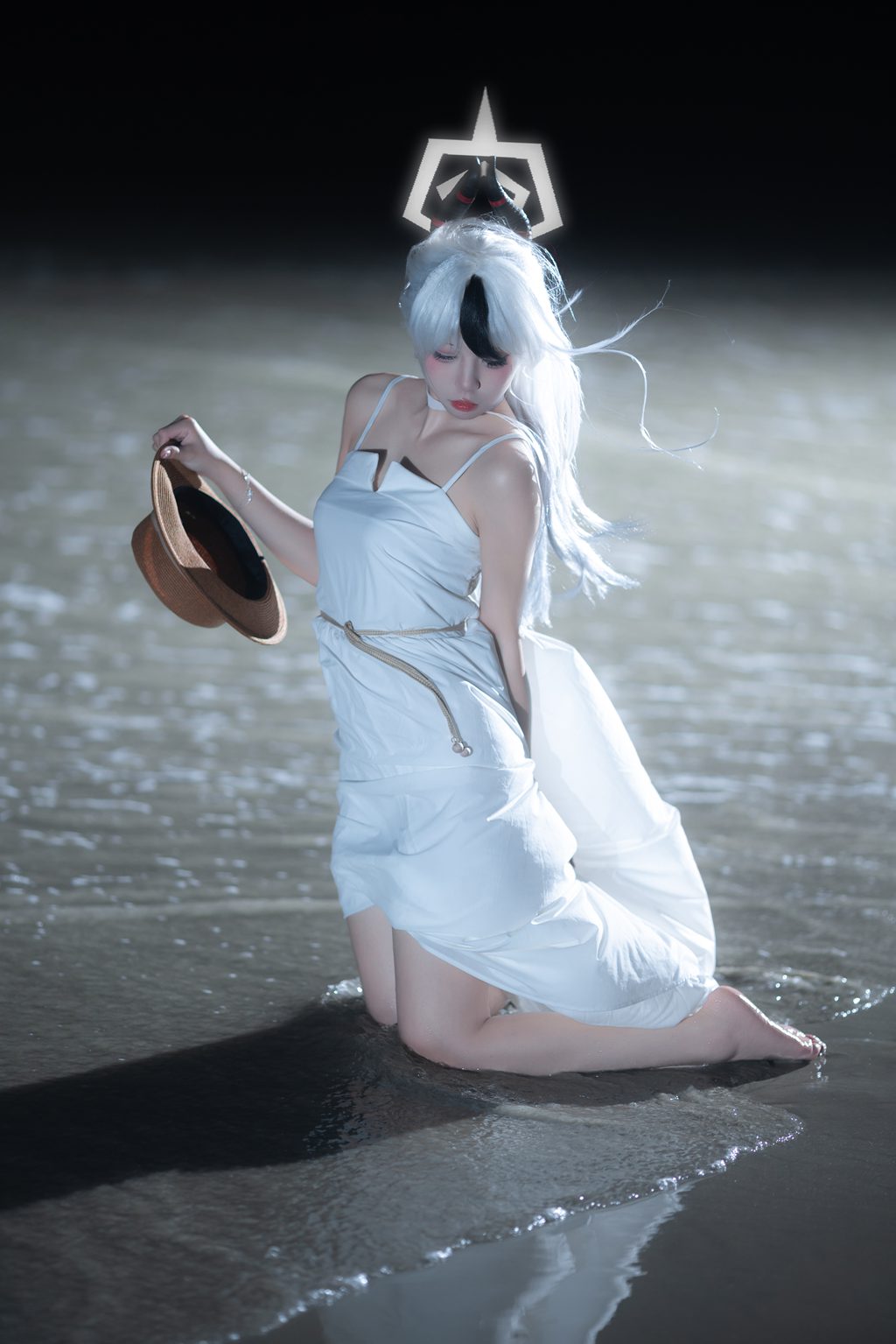 网红Coser@纸悦Etsu_ko –加代子白裙[20P-196M] 网红写真-第4张