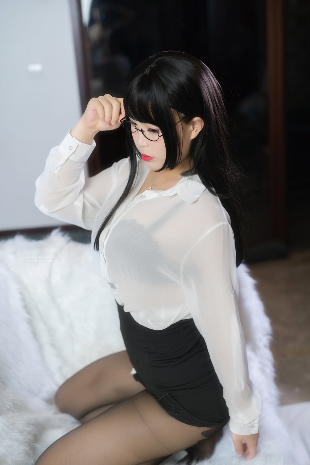 网紅Coser@-白烨-家庭教师 [67P-117MB] 网红写真-第3张