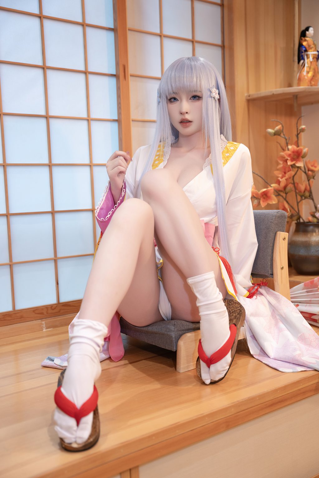 知名动漫博主@清水由乃 雪女 [58P-1.40GB] 网红写真-第3张