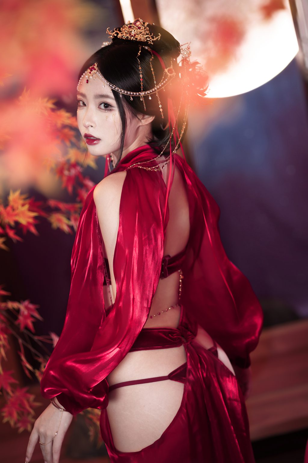 知名动漫博主@清水由乃 月下舞姬[59P-1.06G] 网红写真-第3张