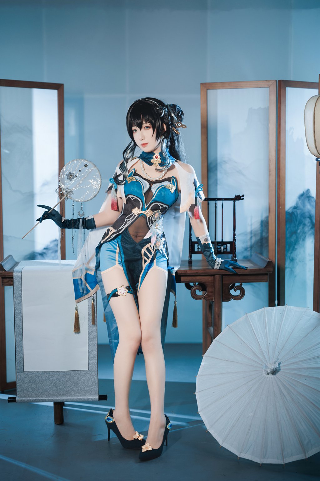 动漫博主@封疆疆 崩坏：星穹铁道 阮梅[32P-419M] 网红写真-第3张
