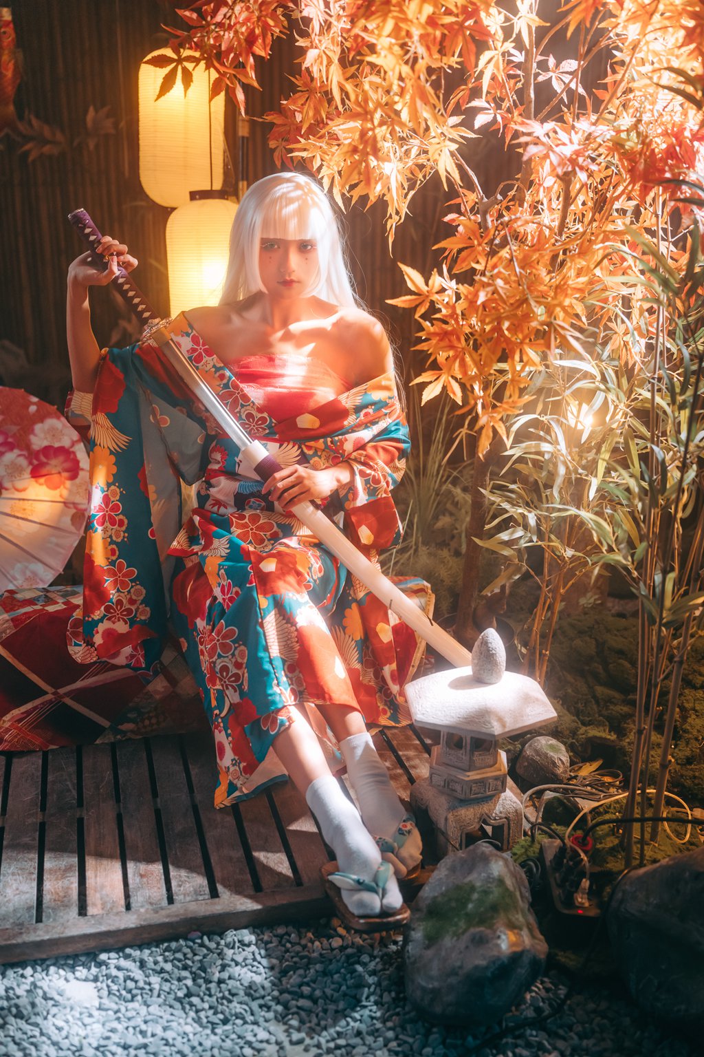 人气Coser@兔子Zzz不吃胡萝卜  枫与刀[38P-208.1M] 网红写真-第3张