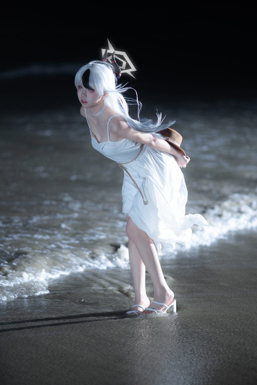 网红Coser@纸悦Etsu_ko –加代子白裙[20P-196M] 网红写真-第3张