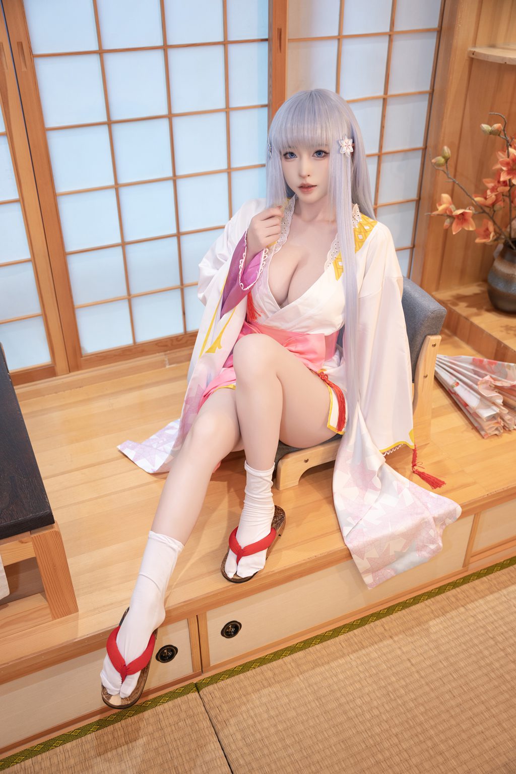 知名动漫博主@清水由乃 雪女 [58P-1.40GB] 网红写真-第2张