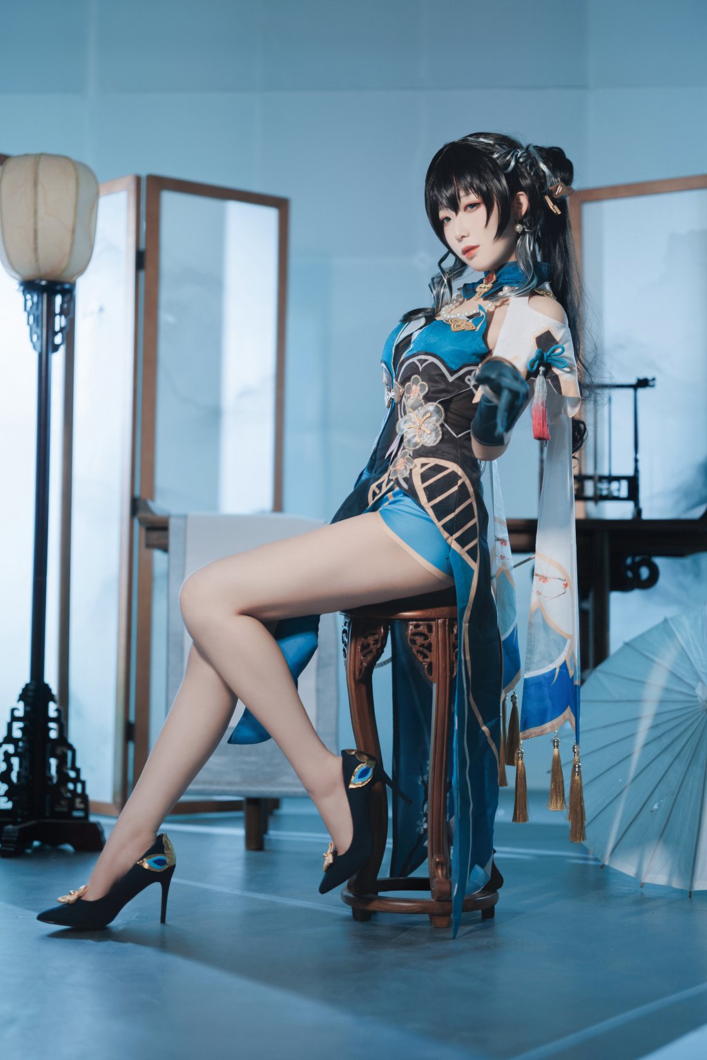 动漫博主@封疆疆 崩坏：星穹铁道 阮梅[32P-419M] 网红写真-第2张